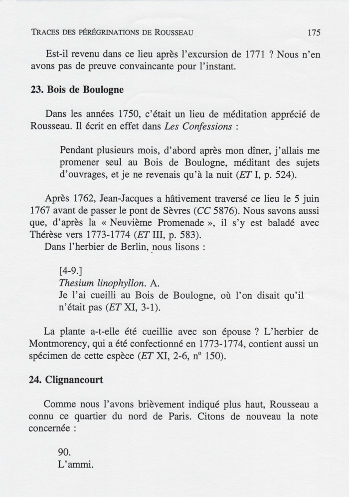 Traces des pérégrinations de Rousseau, p. 175